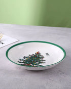 Stoviglie per famiglie con ambiente ad alta temperatura, cartone animato in ceramica atmosferica, piatto da frutta natalizio transfrontaliero da 8 pollici - riparo82