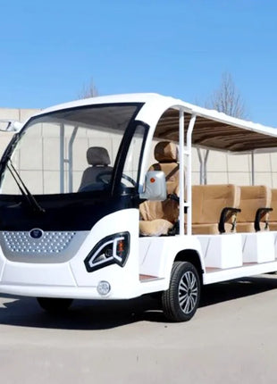 Factory Wholesale High Performance Electric City Bus Low Energy Consumption Outdoor Spacious 14 Seat Electric Sightseeing Bus - Riparo82