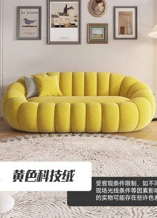 Divano Cloud Combinazione di divani in peluche con zucca Morbido e confortevole Divano moderno per soggiorno Suite Appartamento Mobili per la decorazione della casa