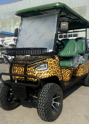 New Popularity 4 Seat Electric Golf Cart 5000W Scooter ATV Go Karts Adult Sightseeing Classic Gas Cart Electric Golf Cart - Riparo82
