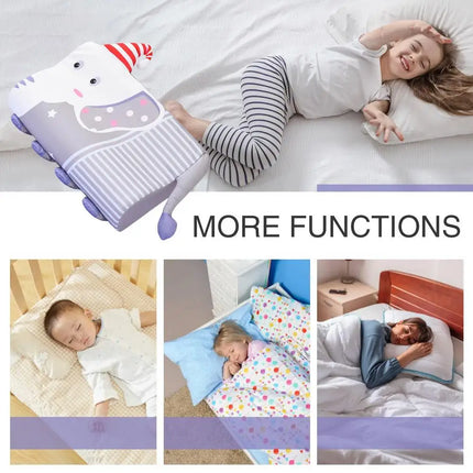Toddler Pillows for Sleeping Comfortable Neck Support Breathable Skin-Friendly Travel Cushion for Kids Small Pillow for Nap Time