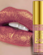 14 Colors Glitter Metallic Lip Glaze Shiny Long Lasting Lip Gloss Waterproof Liquid Lipstick Makeup Lip Oil Lip Tint Gifts for W - Riparo82