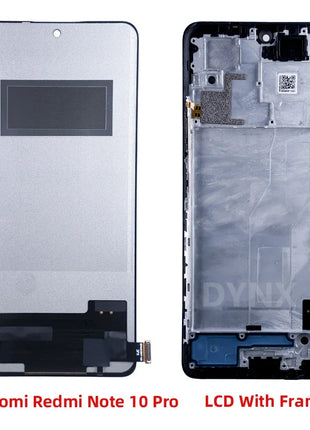 LCD di alta qualità per Xiaomi Redmi Note 10 Pro Display LCD Touch Screen Digitizer Assembly M2101K6G M2101K6R Parte di visualizzazione dello schermo - riparo82