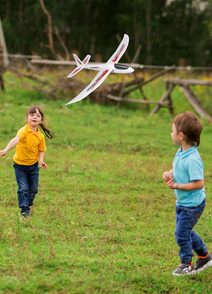 48/99 CENTIMETRI Grande Schiuma Aliante Aereo Lancio A Mano Aerei Giocattolo All'aperto 2 Modalità di Volo Giocattolo Volante per I Bambini Festa di Compleanno favori - riparo82