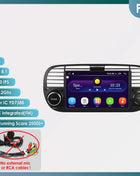 Hizpo 7 Inch 8 Core Car Radio Stereo for FIAT 500 2007-2015 GPS 2din Autoradio CarPlay Android 13 Auto Navigation Head Unit Wifi