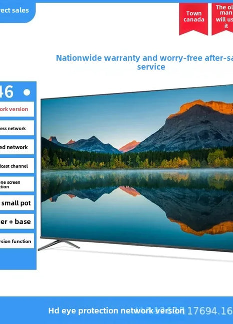LCD TV Intelligent Network Foreign Trade 26 32 39 46 55 65 75 85 100 Inch Hair Delivery - Riparo82
