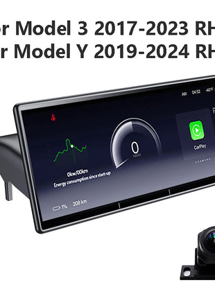 CATRONICS 8.9 Inch Head Up Display for Tesla Model 3 Y 2017-2026 Highland Juniper Dashboard Smart Carplay Support OTA Update - Riparo82