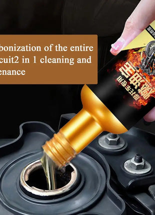 Motorcycle Engine Oil Additive Motorcycle Engine Carbon Cleaner 60ml Petrol Saving Treasure Carbon Remover Agent Engine Flush - Riparo82