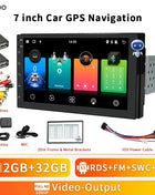 2G+32G 7 Inch Autoradio Carplay 1 Din Android Auto Car Radio GPS for Universal Stereo Multimedia Player Navigation Head Unit RDS
