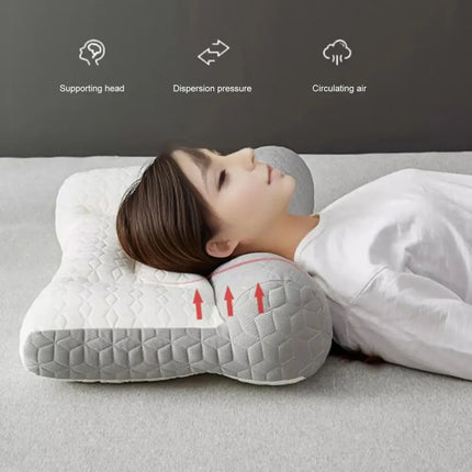 Orthopedic Deep Sleep Pillow Elastic Memory Foam Sleeping Cervical Neck Pillow Pain Relief Slow Rebound Bed Pillow