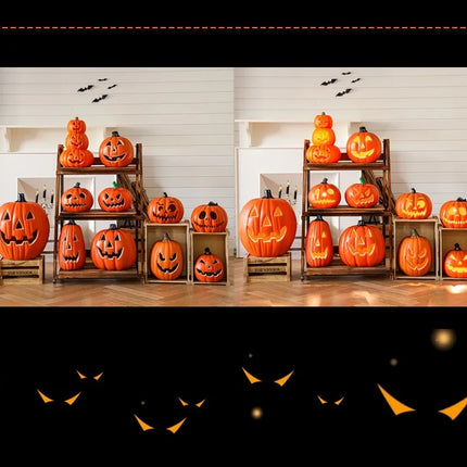 Pumpkins Lamp Halloween Decoration For Home Yard Garden Outdoor Decor Hallowen Horror House Skull Party Props Glow in The Dark
