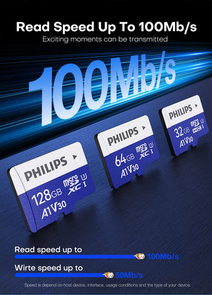 Scheda SD Philips Ultra Micro tf 128 GB 32 GB 64 GB Mini SD Card SD/TF Scheda Flash Scheda di memoria 8 GB 16 GB miniSD per telefono