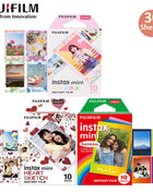 Fujifilm Instax Mini Pellicola Bordo Bianco/Pellicole a Colori 10-100 Fogli di Carta Fotografica per Fuji Instax Camera Mini 12/8/11/25/50/90/Link/Evo