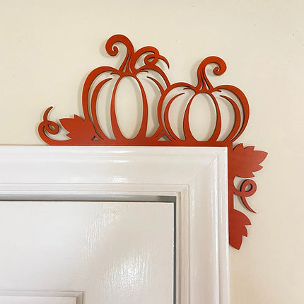 Halloween wooden door frame decoration, door corner bat ghost decoration