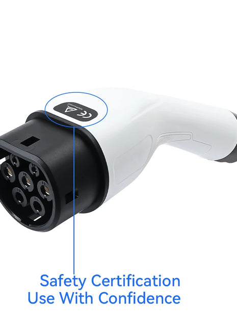 IPENGEN Type 2 EVs Female EV Charger Plug 1 Phase 16A IEC 62196-2 EV Charger Connector for Electric Vehicle Connect to EV - Riparo82