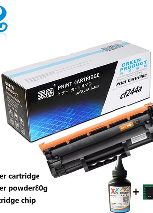 CF248A CF244A 244A Refill Black Toner cartridge Powder For HP LaserJet Pro M15w M15 M16 M16a M16w MFP M28a M28 M28w M29a chip - Riparo82