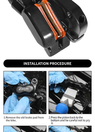 BUCKLOS Pastiglie freno a disco idraulico per bicicletta per M9120 Pastiglie freno metalliche Pastiglie freno per mountain bike da strada in metallo adatte D02S H03A N03A