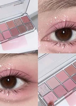 12-Color Eyeshadow Palette - Velvety Smooth, Long-Wearing Matte Shades for Everyday Wear