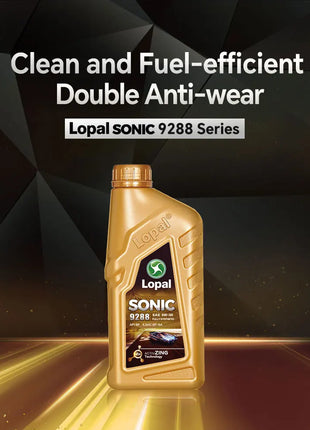 Lopal SONIC 9288, 5W-30, SP, GF-6A 1L * 1 Bottiglie Olio Motore Auto 1L Lubrificante Olio Motore Sintetico Completo per Auto Protezione Avanzata