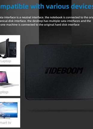 Tideboom 2TB SSD da 2,5 pollici SATA 3 SSD 128GB 240GB 256GB Disco rigido interno per laptop HDD 480GB 512GB Unità a stato solido per PC desktop - Riparo82