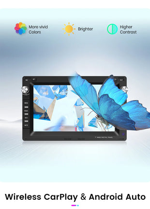 AWESAFE Carplay android Auto Radio for VW Golf 4 Passat POLO Transport T5 Multivan Seat Jetta Car Intelligent Systems Autoradio - Riparo82