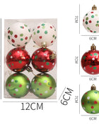 Palline di Natale Ornamento Palline di Natale pendenti scintillanti per la decorazione dell'albero Palline di caramelle per la festa natalizia al coperto della casa di Natale - riparo82