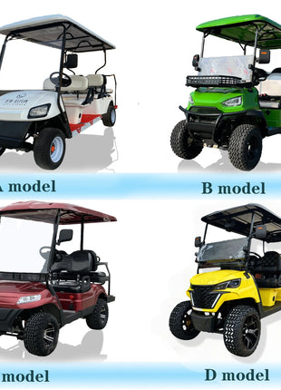 New Energy Sightseeing Car Electric Golf Cart with Electric Four-Wheel Vehicle off-Road Vehicle 2025 Latest Model Factory Direct - Riparo82