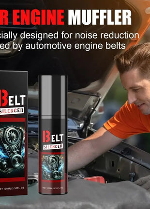 Belt Noise Spray 100ml Belt Noise Lubrication Protection Spray Spray-On Dressing Noise Lubrication Protection Friction Reducer - Riparo82