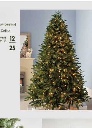 Albero di Natale artificiale PE misto crittografato con luci a LED Albero di Natale di alta qualità 1,2 m-1,8 m Decorazioni natalizie per Capodanno