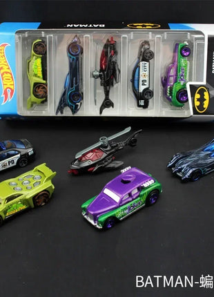 Hot Wheels Set 5 Auto Sportive 1:64 - Pack Modellini Metallo Pista