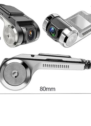 1080P HD Car Dash Cam with 170° Wide Angle - Front ADAS Recorder, Night Vision, USB Android DVR for Vehicles - Riparo82