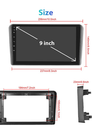 Podofo Android Carplay Car Radio For Audi A3 8P S3 RS3 Sportback 2003-2012 Android Auto 4G Multimedia Navigation autoradio DSP - Riparo82