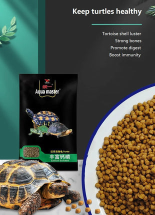 105g General Turtle Food Brazilian Turtle Feed Grass Turtle Young Turtle Food Small Particles Hair Color Yellow Edge Snapping - Riparo82