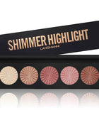 Highlighting and Contouring Palette 5 Colours All-in-One Makeup Palette Stereoscopic Natural Highlighting Makeup Palette