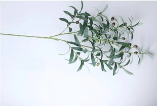 Ten-forked Artificial Olive Branch with Fruit Artificial Flower Artificial Plant Home Decoration Flower Wedding Decoration