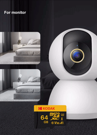 Scheda di memoria KODAK Micro SD 512GB 256GB FINO A 100 MB/s C10 U3 32GB 64GB 128GB Scheda TF 4K HD per adattatore lettore di schede USB Microsd