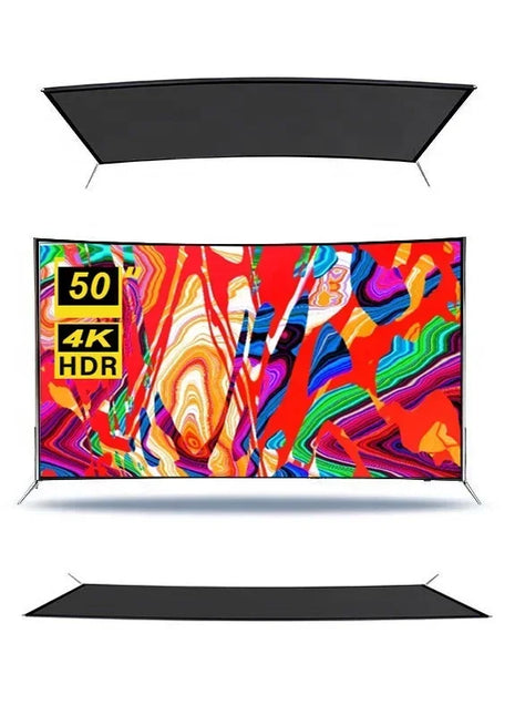 Curved Screen 50 Inch Smart Android LED TV Ultra HD 4K Smart Television - Riparo82