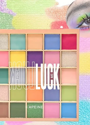 25 color Makaron eye shadow Palette - vibrant dopamine shadow, waterproof and sweat proof, ideal Valentine's Day gift for girls - Riparo82