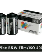 1 rotolo/2 rotolo/3 rotolo/5 rotolo VIBE 400 Pellicola bianca e nera ISO 400 35mm 135 Pellicola negativa 36EXP/rotolo per fotocamera Kodak (due data 3.2026)