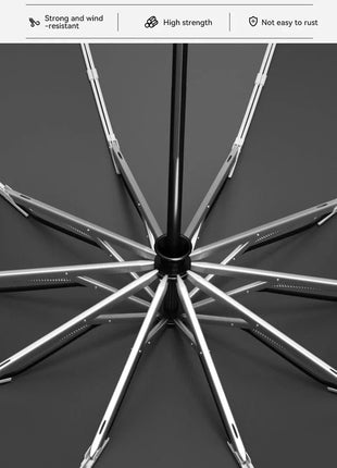 Xiaomi 12 Bone Fully Automatic Umbrella Extra Large Reinforced Wind-resistant Rain-resistant Dual-purpose UV-resistant Mijia - Riparo82