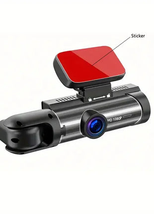 Dash Cam 3.16 Inch 3 Lens Dash Cam, Front Built-in Rear Camera, G Sensor HD Night Vision Wide Angle Car DVR, With 32GB SD Card - Riparo82