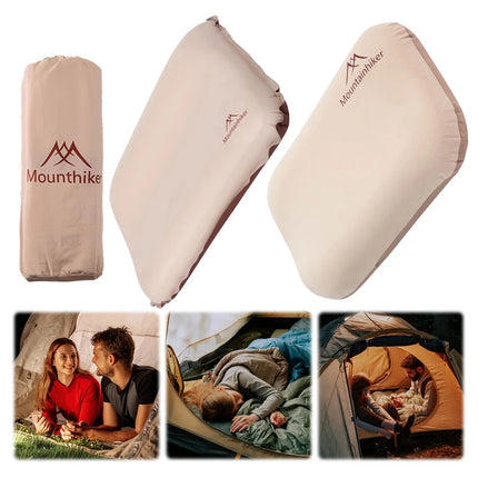Outdoor Sleeping Pillow High Rebound Compressible Travel Pillow Neck Protect Portable Self Inflating Pillow for Outdoor Camping