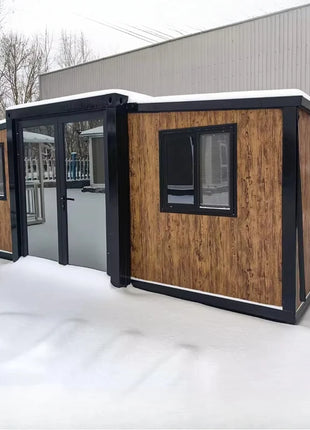 Casa mobile per contenitori Casa modulare prefabbricata espandibile Casa minuscola Soggiorno Cabina per ufficio Custodia prefabbricata impermeabile