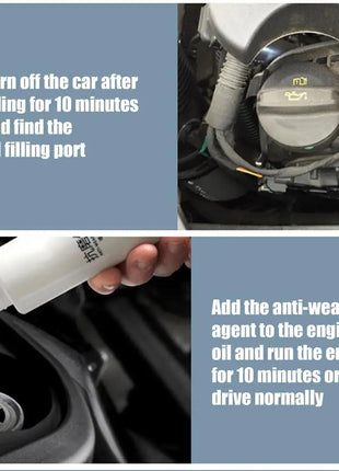 Oil Additive For Car Engine 100ML Engine Oil Additive & Protection Advanced Friction And Stiction Eliminator For Lawn Mower - Riparo82