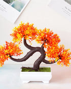 Artificial Plants Decoration Potted Bonsai Small Tree Pot Fake Plant Potted zen garden Ornaments Table Home Room Decoration