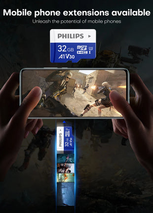 Scheda SD Philips Ultra Micro tf 128 GB 32 GB 64 GB Mini SD Card SD/TF Scheda Flash Scheda di memoria 8 GB 16 GB miniSD per telefono