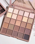 Eyeshadow palette in 25 colors, matte brown nude multi-color eyeshadow, high color rendering, waterproof and sweatproof, daily e - Riparo82