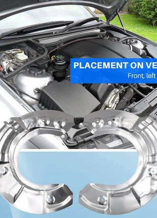 1Pair Disco Freno Anteriore Piastra di Protezione Antipolvere Per BMW 5 6 7 Serie F10 F11 F07 F06 F12 F01 F02 10-18 63179879005 63179879006