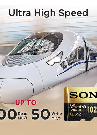 Scheda di memoria SONY TF Scheda Micro SD ad alta velocità da 1 TB 1024 GB 128 GB 256 GB 512 GB A2 U3 V30 Schede Flash SD TF per computer telefono Xiaomi