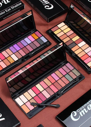 28 Colors Eyeshadow Palette Matte Glitter Shimmer Eyeshadows Eye Shine Waterproof Make-up for women Korean Cosmetics Products - Riparo82